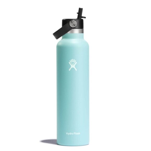 Hydro Flask 24 oz Standard Mouth with Flex Straw Cap Ice Blue - Picture 1 of 10